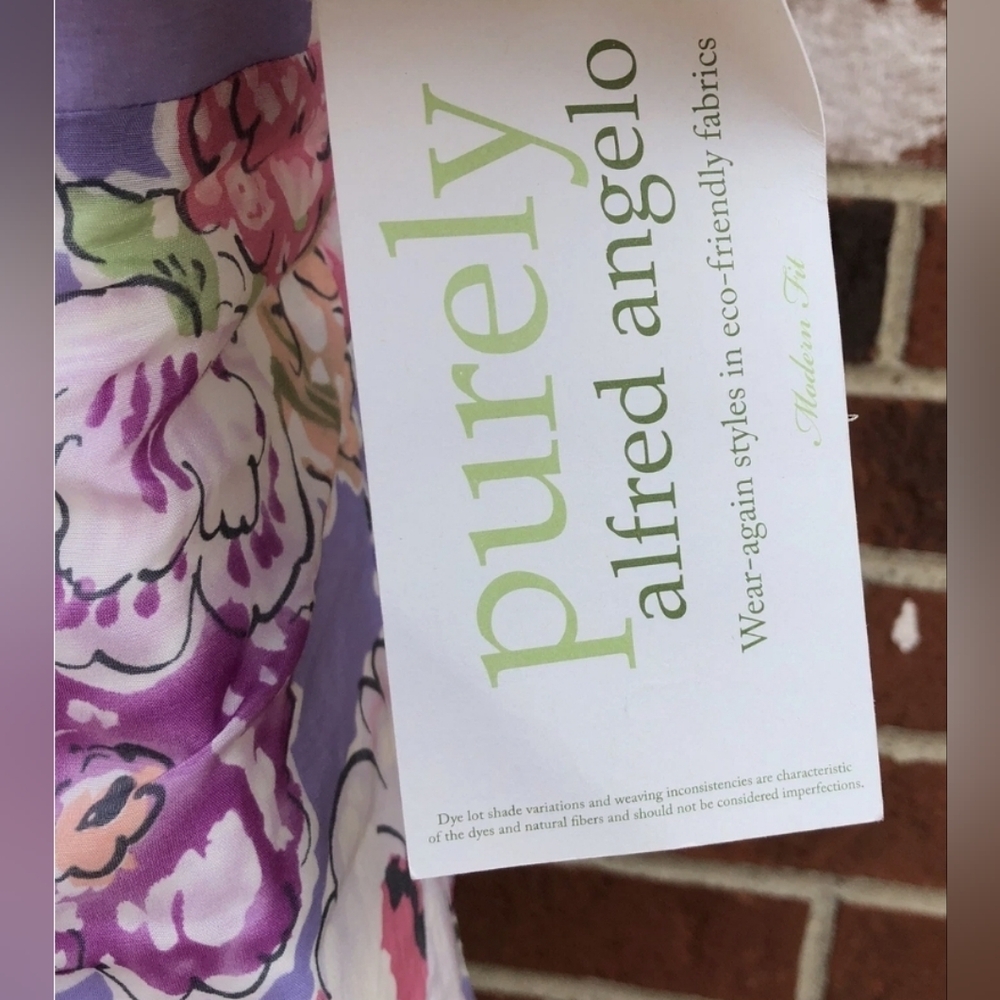 Purely Alfred Angelo floral halter sundress, Sz.8 NWT - Picture 3 of 4